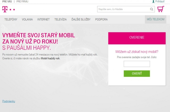 Telekom umožní svojim zákazníkom vymeniť si telefón už po roku
