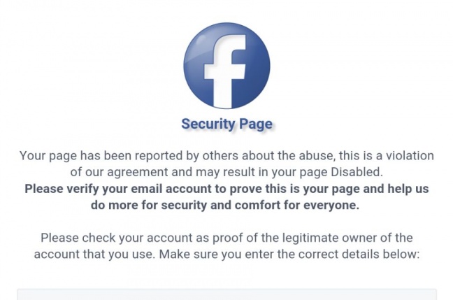 Podvodník kradne prihlasovacie údaje správcom Facebook stránok