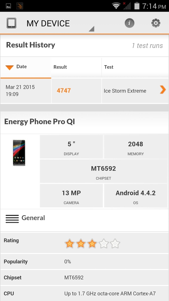 energy sistem phone pro qi screen 3DM2