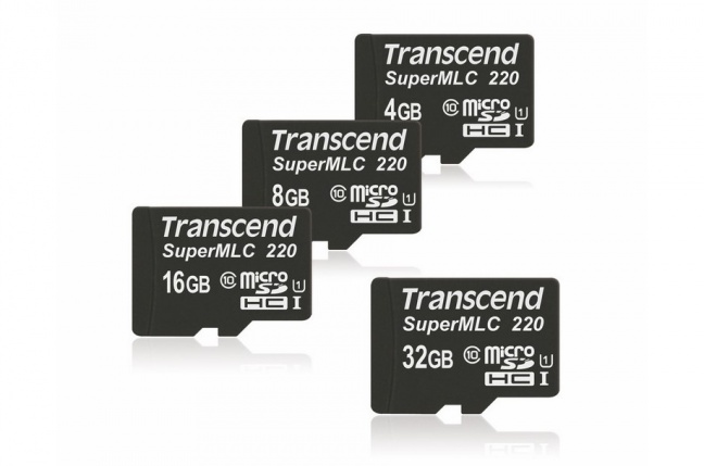 Transcend uvádza microSD karty so SuperMLC bunkami