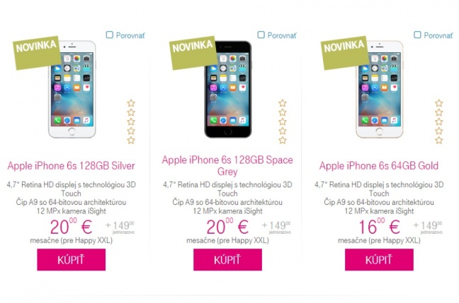 Telekom dnes štartuje predaj nových iPhone, poznáme ceny
