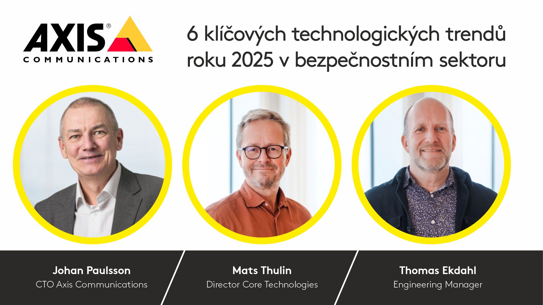 6 kľúčových technologických trendov roku 2025 v bezpečnostnom sektore