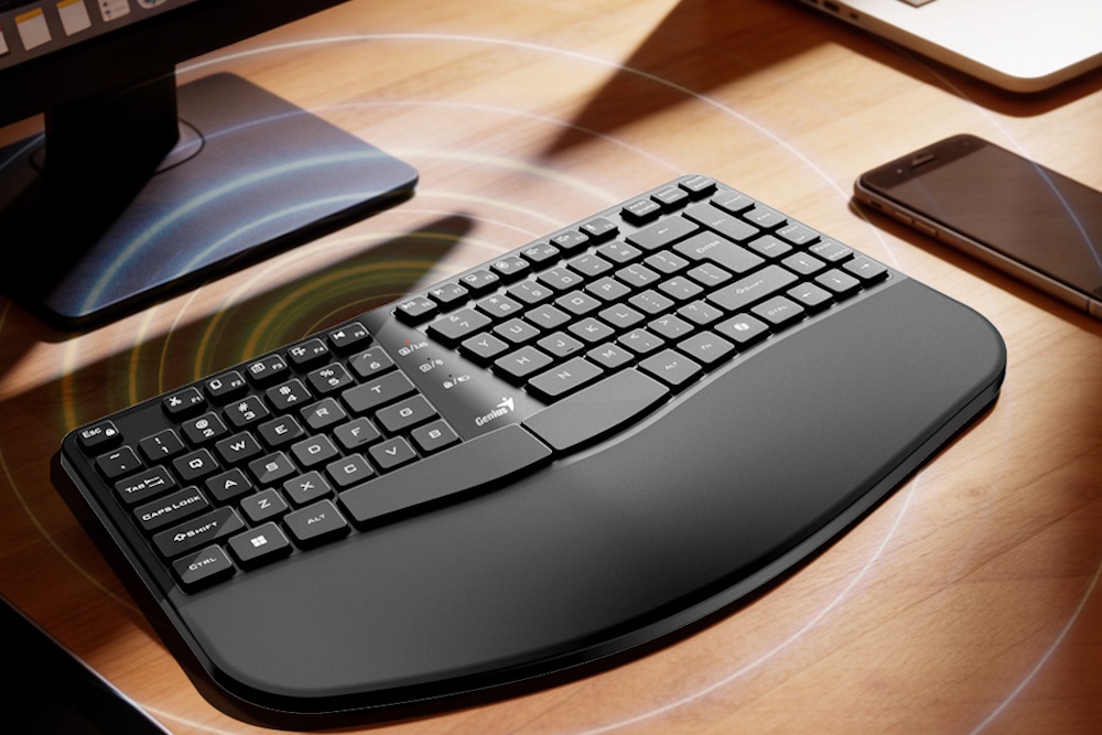 Genius má novú ergonomickú klávesnicu